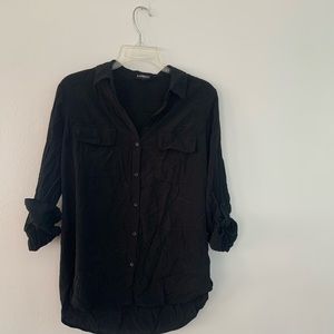 Black button up